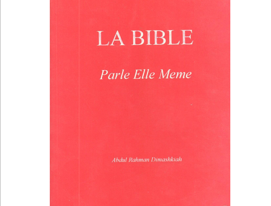 La Bible Parle Elle Meme